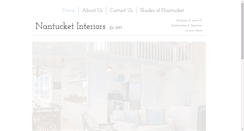 Desktop Screenshot of nantucketinteriors.net