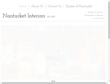 Tablet Screenshot of nantucketinteriors.net